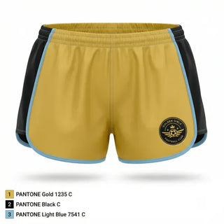 Womens Shorts, Golden Girls, Women's Soccer, Teamtime, Team time, sublimation, custom sports apparel, team uniforms, spirit wear, spiritwear, sports uniforms, custom shirts, team store, custom team store, fundraiser sports, apparel fundraiser