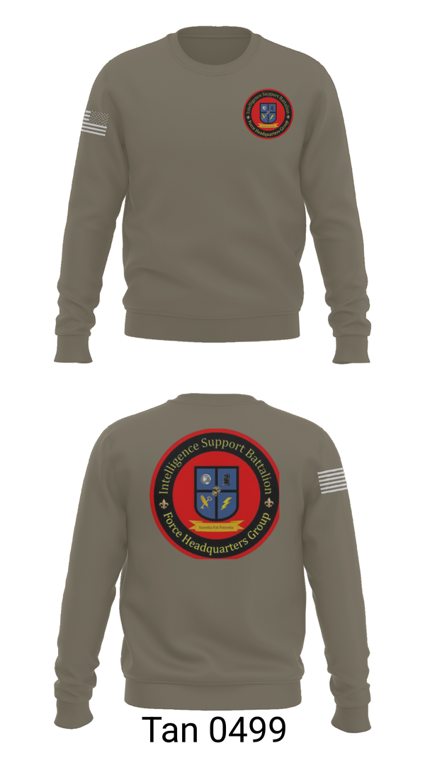 Crew Neck Sweatshirt, Intelligence Support Battalion, , Teamtime, Team time, sublimation, custom sports apparel, team uniforms, spirit wear, spiritwear, sports uniforms, custom shirts, team store, custom team store, fundraiser sports, apparel fundraiser