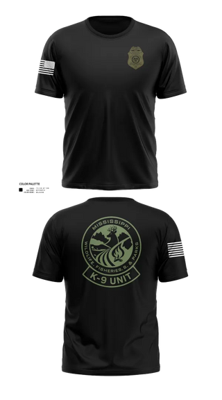 Short Sleeve Performance Shirt, MDWFP K9, , Teamtime, Team time, sublimation, custom sports apparel, team uniforms, spirit wear, spiritwear, sports uniforms, custom shirts, team store, custom team store, fundraiser sports, apparel fundraiser