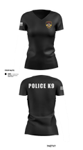 Roanoke K9 43829543 Women's Short Sleeve V-neck Shirt - 1