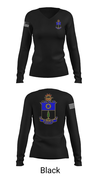C co. 4/21 Nightfighters 39562086 Women's Long Sleeve V-neck Shirt - 37