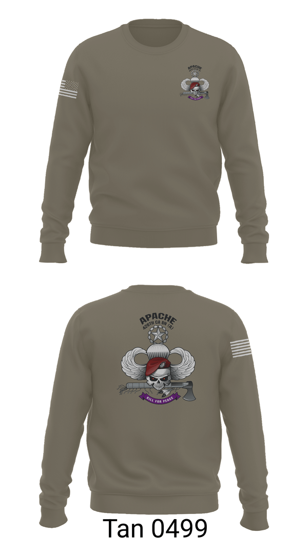 Crew Neck Sweatshirt, A CO 426th CA BN (A), Army, Teamtime, Team time, sublimation, custom sports apparel, team uniforms, spirit wear, spiritwear, sports uniforms, custom shirts, team store, custom team store, fundraiser sports, apparel fundraiser
