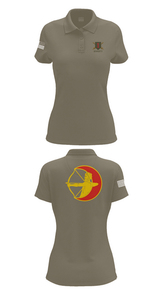 Womens Short Sleeve Performance Polo, 1ID DIVARTY, , Teamtime, Team time, sublimation, custom sports apparel, team uniforms, spirit wear, spiritwear, sports uniforms, custom shirts, team store, custom team store, fundraiser sports, apparel fundraiser