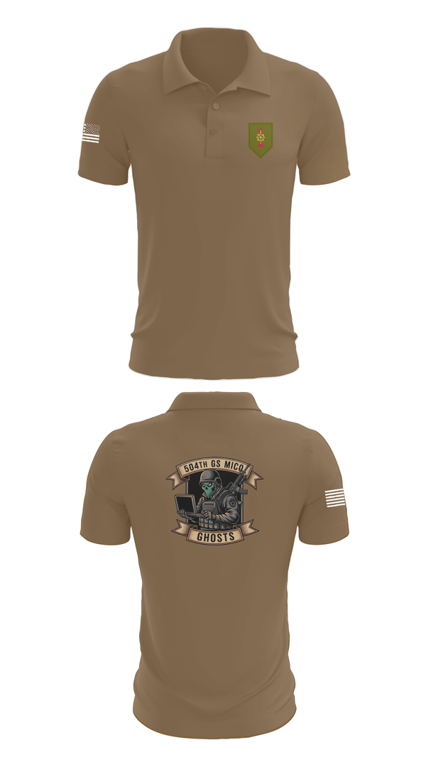 Short Sleeve Performance Polo, 504th GS MICO, , Teamtime, Team time, sublimation, custom sports apparel, team uniforms, spirit wear, spiritwear, sports uniforms, custom shirts, team store, custom team store, fundraiser sports, apparel fundraiser