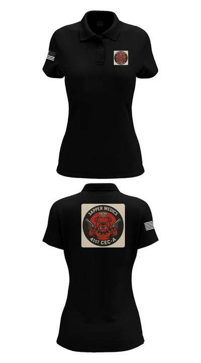 41 CEC-A 9986911 Women's Short Sleeve Performance Polo  - 35