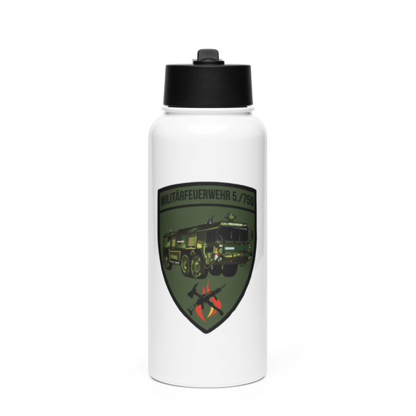 BrdSchZg 29606581 Stainless Steel Water Bottle with a Straw Lid