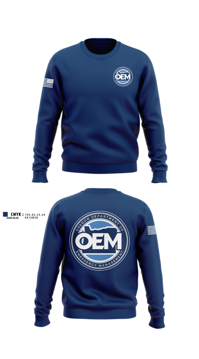 Oregon Emergency Management 48984222 Crew Neck Sweatshirt - 1