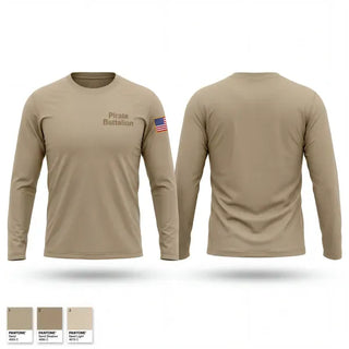 Long Sleeve Performance Shirt, Pirate Battalion, Army, Teamtime, Team time, sublimation, custom sports apparel, team uniforms, spirit wear, spiritwear, sports uniforms, custom shirts, team store, custom team store, fundraiser sports, apparel fundraiser