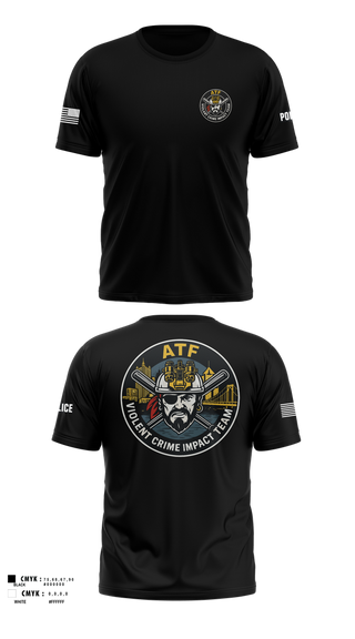 Short Sleeve Performance Shirt, ATF, Police, Teamtime, Team time, sublimation, custom sports apparel, team uniforms, spirit wear, spiritwear, sports uniforms, custom shirts, team store, custom team store, fundraiser sports, apparel fundraiser