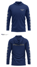 Sacramento Police Marine Unit Long Sleeve hooded sunshirt - 3