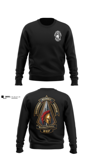 Crew Neck Sweatshirt, DET 3, INARNG R&R BN, National Guard, Teamtime, Team time, sublimation, custom sports apparel, team uniforms, spirit wear, spiritwear, sports uniforms, custom shirts, team store, custom team store, fundraiser sports, apparel fundraiser