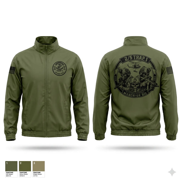 Windbreaker, 2/5 TRAP 1, Marines, Teamtime, Team time, sublimation, custom sports apparel, team uniforms, spirit wear, spiritwear, sports uniforms, custom shirts, team store, custom team store, fundraiser sports, apparel fundraiser