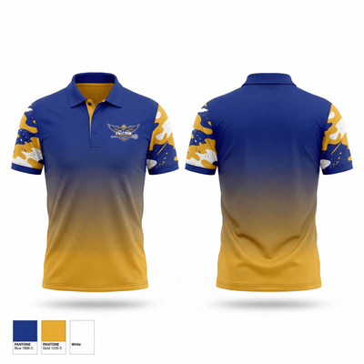 Saddle Brook Falcons Lacrosse 64067977 Short Sleeve Performance Polo - 1