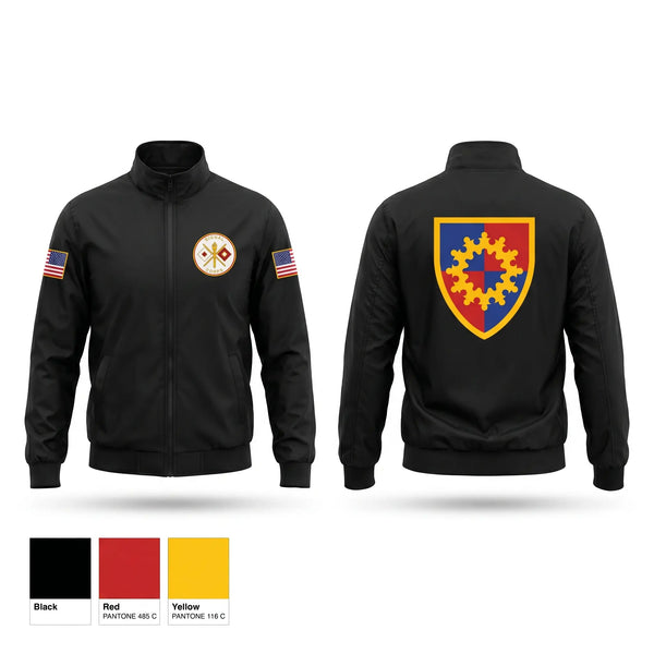 Windbreaker, 149th Signal Company, National Guard, Teamtime, Team time, sublimation, custom sports apparel, team uniforms, spirit wear, spiritwear, sports uniforms, custom shirts, team store, custom team store, fundraiser sports, apparel fundraiser