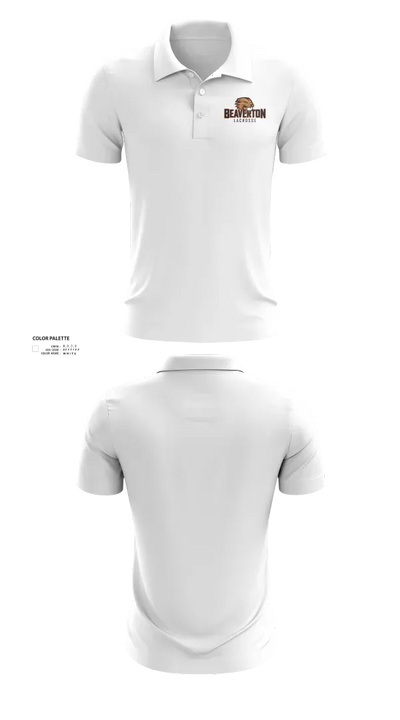 Beaverton Boys Lacrosse 8252895 Short Sleeve Performance Polo - 21