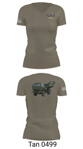 Womens Short Sleeve Vneck Shirt, 182nd Field Artillery, Army, Teamtime, Team time, sublimation, custom sports apparel, team uniforms, spirit wear, spiritwear, sports uniforms, custom shirts, team store, custom team store, fundraiser sports, apparel fundraiser