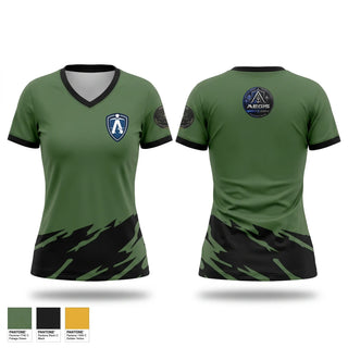 Womens Short Sleeve Vneck Shirt, AEGIS Group USA, Police, Teamtime, Team time, sublimation, custom sports apparel, team uniforms, spirit wear, spiritwear, sports uniforms, custom shirts, team store, custom team store, fundraiser sports, apparel fundraiser
