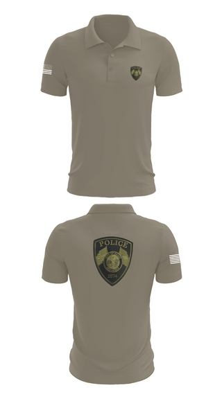 Short Sleeve Performance Polo, Hazen Police, Police, Teamtime, Team time, sublimation, custom sports apparel, team uniforms, spirit wear, spiritwear, sports uniforms, custom shirts, team store, custom team store, fundraiser sports, apparel fundraiser