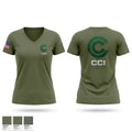 CCI Women's Short Sleeve V-neck Shirt - 1