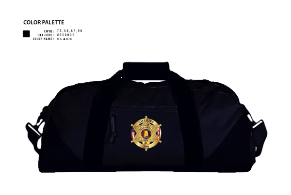 Duffle Bag, Marshall county sheriffs office, , Teamtime, Team time, sublimation, custom sports apparel, team uniforms, spirit wear, spiritwear, sports uniforms, custom shirts, team store, custom team store, fundraiser sports, apparel fundraiser