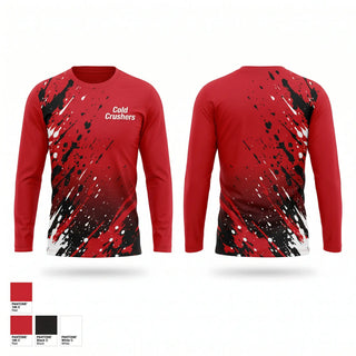 Long Sleeve Performance Shirt, Cold Crushers, Softball, Teamtime, Team time, sublimation, custom sports apparel, team uniforms, spirit wear, spiritwear, sports uniforms, custom shirts, team store, custom team store, fundraiser sports, apparel fundraiser