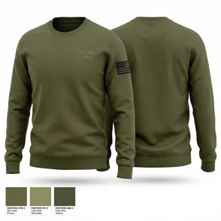 Crew Neck Sweatshirt, ICE ERO Columbia, Police, Teamtime, Team time, sublimation, custom sports apparel, team uniforms, spirit wear, spiritwear, sports uniforms, custom shirts, team store, custom team store, fundraiser sports, apparel fundraiser