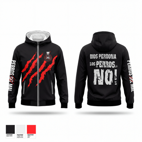 Windbreaker, PERROS DEL MAL FC, Men's Soccer, Teamtime, Team time, sublimation, custom sports apparel, team uniforms, spirit wear, spiritwear, sports uniforms, custom shirts, team store, custom team store, fundraiser sports, apparel fundraiser