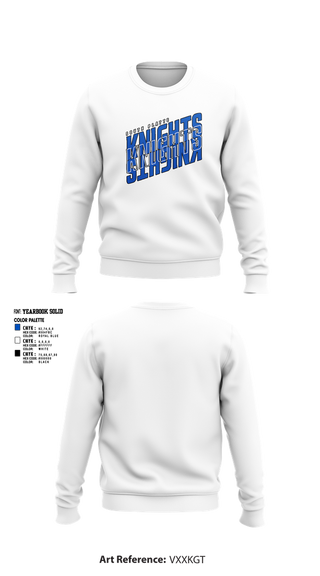 Crew Neck Sweatshirt, South Platte Knights Volleyball, Women's Volleyball, Teamtime, Team time, sublimation, custom sports apparel, team uniforms, spirit wear, spiritwear, sports uniforms, custom shirts, team store, custom team store, fundraiser sports, apparel fundraiser