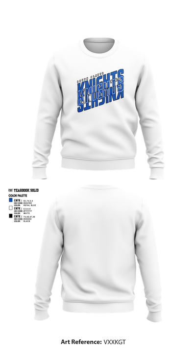 South Platte Knights Volleyball 49562673 Crew Neck Sweatshirt - 3