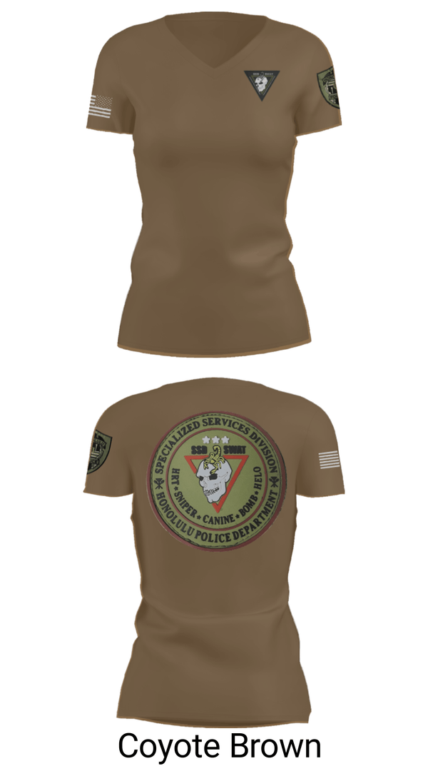 Women's Short Sleeve Vneck Shirt, SSD, Police, Teamtime, Team time, sublimation, custom sports apparel, team uniforms, spirit wear, spiritwear, sports uniforms, custom shirts, team store, custom team store, fundraiser sports, apparel fundraiser