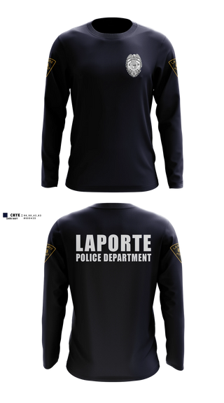 Long Sleeve Performance Shirt, City of LaPorte Police Department, Police, Teamtime, Team time, sublimation, custom sports apparel, team uniforms, spirit wear, spiritwear, sports uniforms, custom shirts, team store, custom team store, fundraiser sports, apparel fundraiser