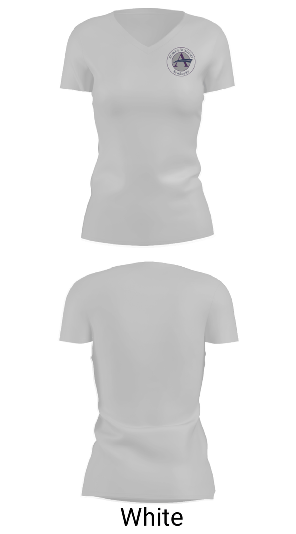 Women's Short Sleeve Vneck Shirt, Sussex Academy High School Swimming, Swimming, Teamtime, Team time, sublimation, custom sports apparel, team uniforms, spirit wear, spiritwear, sports uniforms, custom shirts, team store, custom team store, fundraiser sports, apparel fundraiser