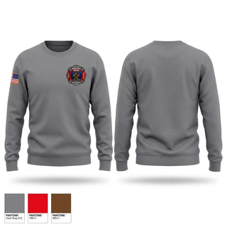 Crew Neck Sweatshirt, AAMT FIRE, Fire Department, Teamtime, Team time, sublimation, custom sports apparel, team uniforms, spirit wear, spiritwear, sports uniforms, custom shirts, team store, custom team store, fundraiser sports, apparel fundraiser