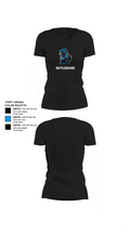 Battlehawks 56996020 Women's Short Sleeve V-neck Shirt - 24