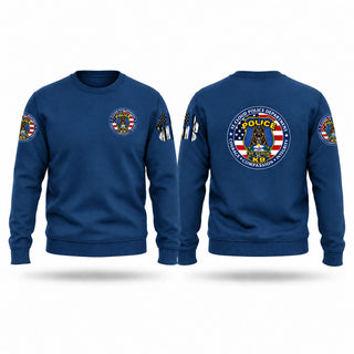 Crew Neck Sweatshirt, St. Cloud Police K-9, Police, Teamtime, Team time, sublimation, custom sports apparel, team uniforms, spirit wear, spiritwear, sports uniforms, custom shirts, team store, custom team store, fundraiser sports, apparel fundraiser