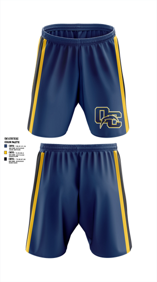 Athletic Shorts With Pockets, Oakmont chargers, , Teamtime, Team time, sublimation, custom sports apparel, team uniforms, spirit wear, spiritwear, sports uniforms, custom shirts, team store, custom team store, fundraiser sports, apparel fundraiser