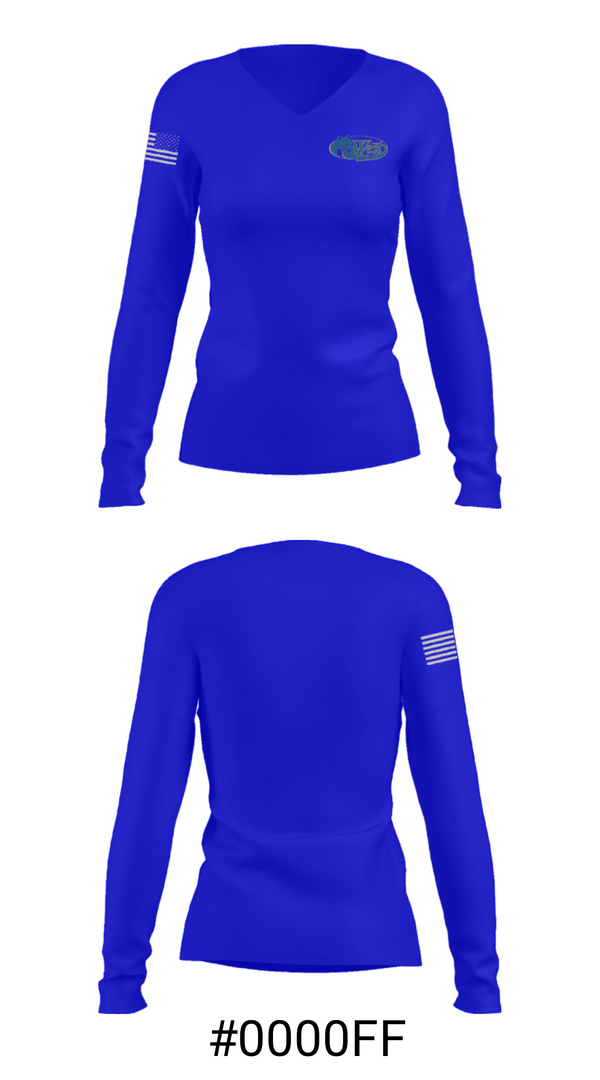 Women's Long Sleeve Vneck Shirt, West Los Angeles College Baseball, Baseball, Teamtime, Team time, sublimation, custom sports apparel, team uniforms, spirit wear, spiritwear, sports uniforms, custom shirts, team store, custom team store, fundraiser sports, apparel fundraiser