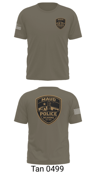 Old School Cotton Feel Shirt, Maud Police, Police, Teamtime, Team time, sublimation, custom sports apparel, team uniforms, spirit wear, spiritwear, sports uniforms, custom shirts, team store, custom team store, fundraiser sports, apparel fundraiser