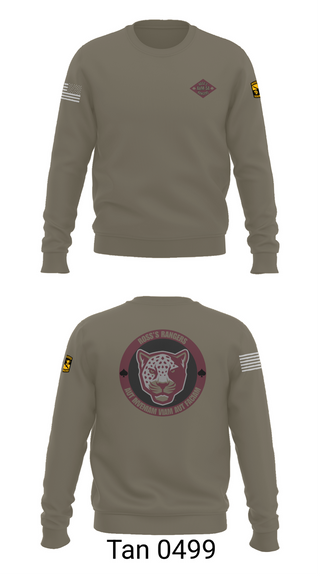 Crew Neck Sweatshirt, Ross Rangers, Army, Teamtime, Team time, sublimation, custom sports apparel, team uniforms, spirit wear, spiritwear, sports uniforms, custom shirts, team store, custom team store, fundraiser sports, apparel fundraiser