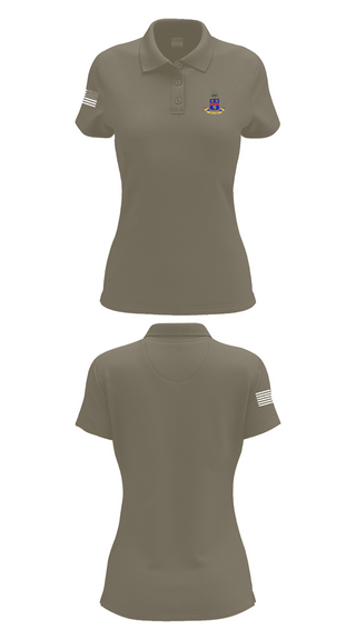 Womens Short Sleeve Performance Polo, 148th IN RGT, , Teamtime, Team time, sublimation, custom sports apparel, team uniforms, spirit wear, spiritwear, sports uniforms, custom shirts, team store, custom team store, fundraiser sports, apparel fundraiser