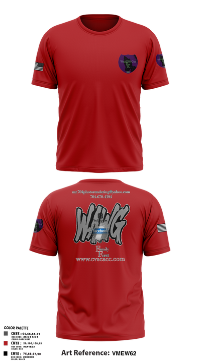 WeAllWeGot~Family First 22026589 Short Sleeve Performance Shirt - 27