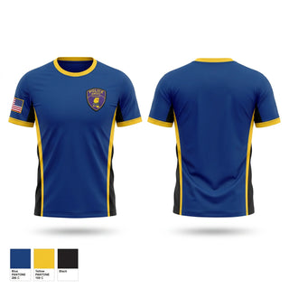 Short Sleeve Performance Shirt, Amory Police Department, Police, Teamtime, Team time, sublimation, custom sports apparel, team uniforms, spirit wear, spiritwear, sports uniforms, custom shirts, team store, custom team store, fundraiser sports, apparel fundraiser