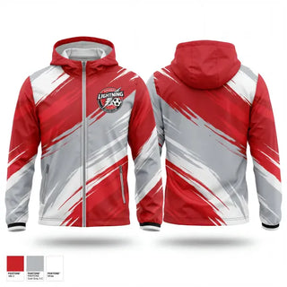 Windbreaker, Amherst Lightning, Women's Soccer, Teamtime, Team time, sublimation, custom sports apparel, team uniforms, spirit wear, spiritwear, sports uniforms, custom shirts, team store, custom team store, fundraiser sports, apparel fundraiser