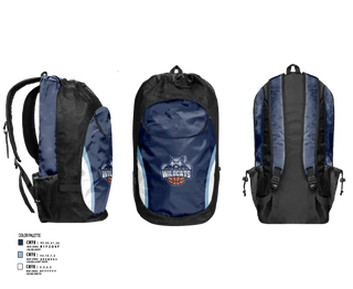 Gear Bag, Midwest Wildcats, Women's Basketball, Teamtime, Team time, sublimation, custom sports apparel, team uniforms, spirit wear, spiritwear, sports uniforms, custom shirts, team store, custom team store, fundraiser sports, apparel fundraiser