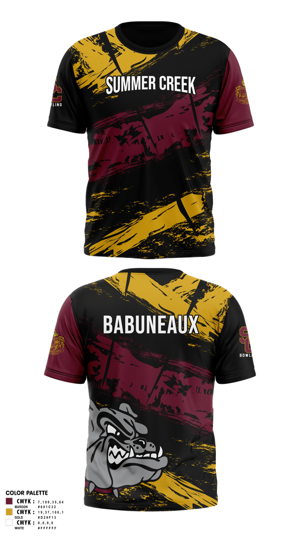 Short Sleeve Performance Shirt, Summer Creek High School Bowling, Bowling, Teamtime, Team time, sublimation, custom sports apparel, team uniforms, spirit wear, spiritwear, sports uniforms, custom shirts, team store, custom team store, fundraiser sports, apparel fundraiser