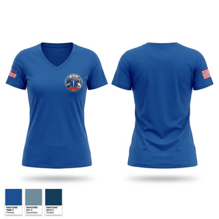 Womens Short Sleeve Vneck Shirt, Columbus Zoo EMS Department, EMS/EMT, Teamtime, Team time, sublimation, custom sports apparel, team uniforms, spirit wear, spiritwear, sports uniforms, custom shirts, team store, custom team store, fundraiser sports, apparel fundraiser