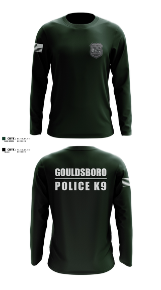 Long Sleeve Performance Shirt, Gouldsboro Police, Police, Teamtime, Team time, sublimation, custom sports apparel, team uniforms, spirit wear, spiritwear, sports uniforms, custom shirts, team store, custom team store, fundraiser sports, apparel fundraiser