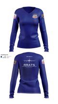 336 Air Refueling Sq 21229129 Women's Long Sleeve V-neck Shirt - 22