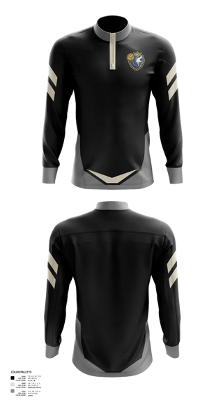 Quarter Zip Jacket, Wolves, Men's Volleyball, Teamtime, Team time, sublimation, custom sports apparel, team uniforms, spirit wear, spiritwear, sports uniforms, custom shirts, team store, custom team store, fundraiser sports, apparel fundraiser