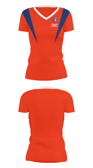 Women's Short Sleeve Vneck Shirt, Revere High School Basketball, Men's Basketball, Teamtime, Team time, sublimation, custom sports apparel, team uniforms, spirit wear, spiritwear, sports uniforms, custom shirts, team store, custom team store, fundraiser sports, apparel fundraiser